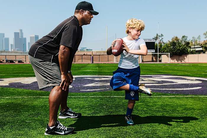 Steve Clarkson and a young Miller Moss (photo by Andrew Hetherington - The New Yorker)